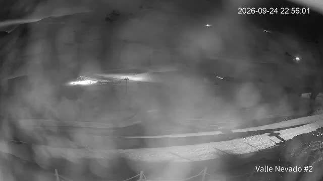 Valle Nevado Hotel Puerta del Sol snow cam captured at 24 September 2026 at 11:55 pm GMT-3