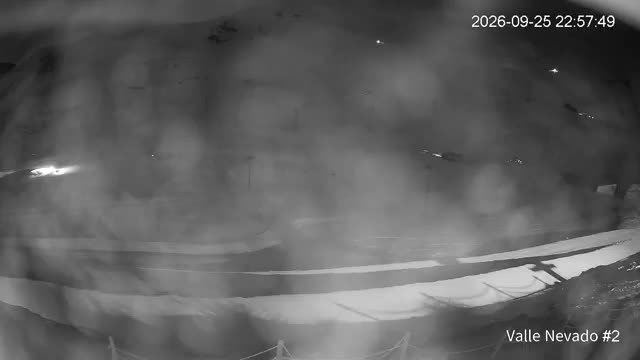 Valle Nevado Hotel Puerta del Sol snow cam captured at 25 September 2026 at 11:57 pm GMT-3