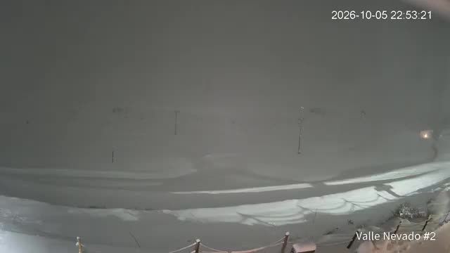 Valle Nevado Hotel Puerta del Sol snow cam captured at 5 October 2026 at 11:53 pm GMT-3