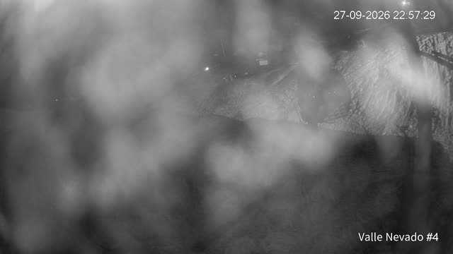 Valle Nevado Gondola snow cam captured at 27 September 2026 at 11:57 pm GMT-3