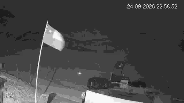 El Colorado Summit Lookout snow cam captured at 24 September 2026 at 11:59 pm GMT-3