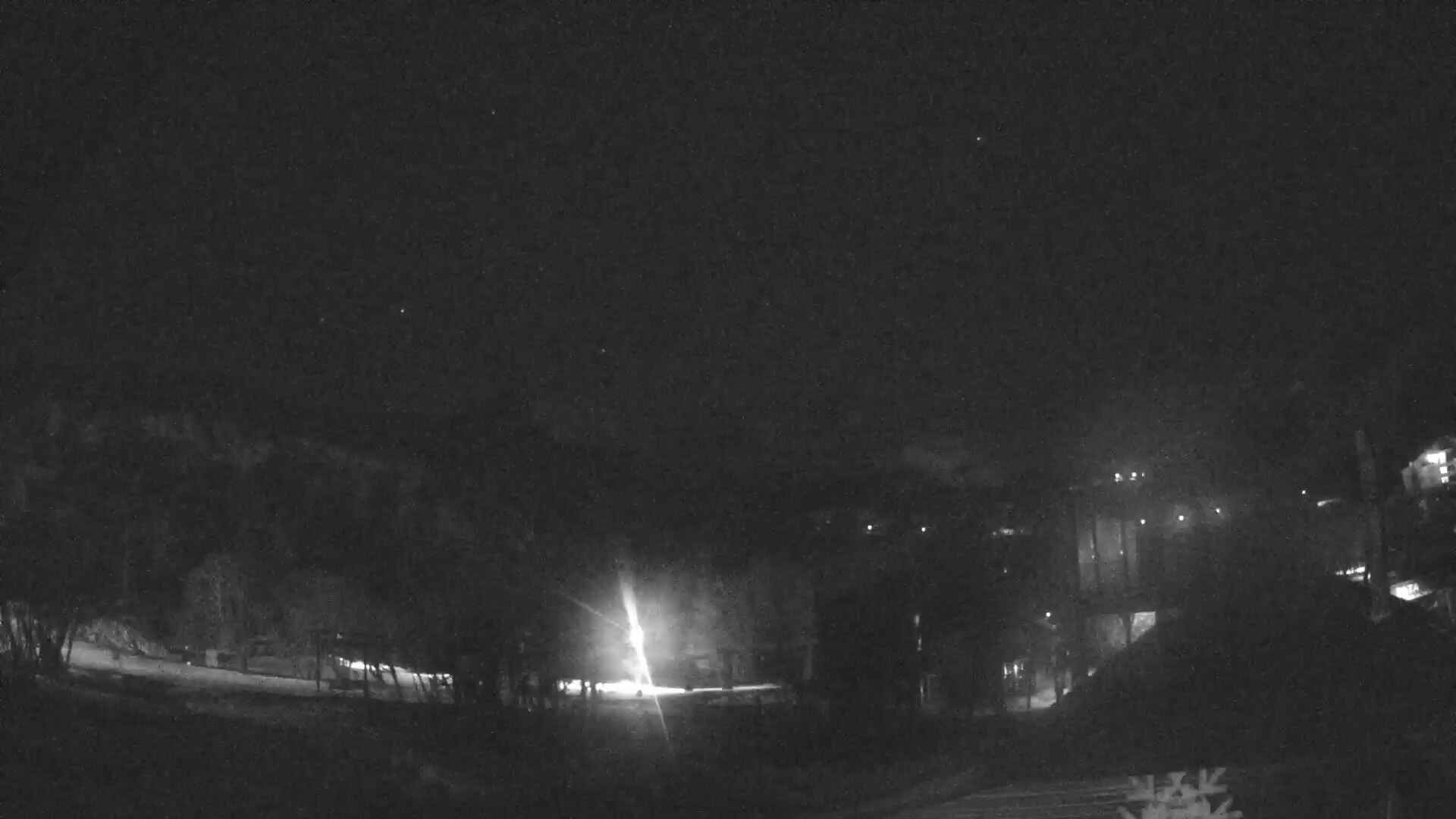 Nevados de Chillán Plaza Tata snow cam captured at 12 September 2026 at 11:54 pm GMT-3