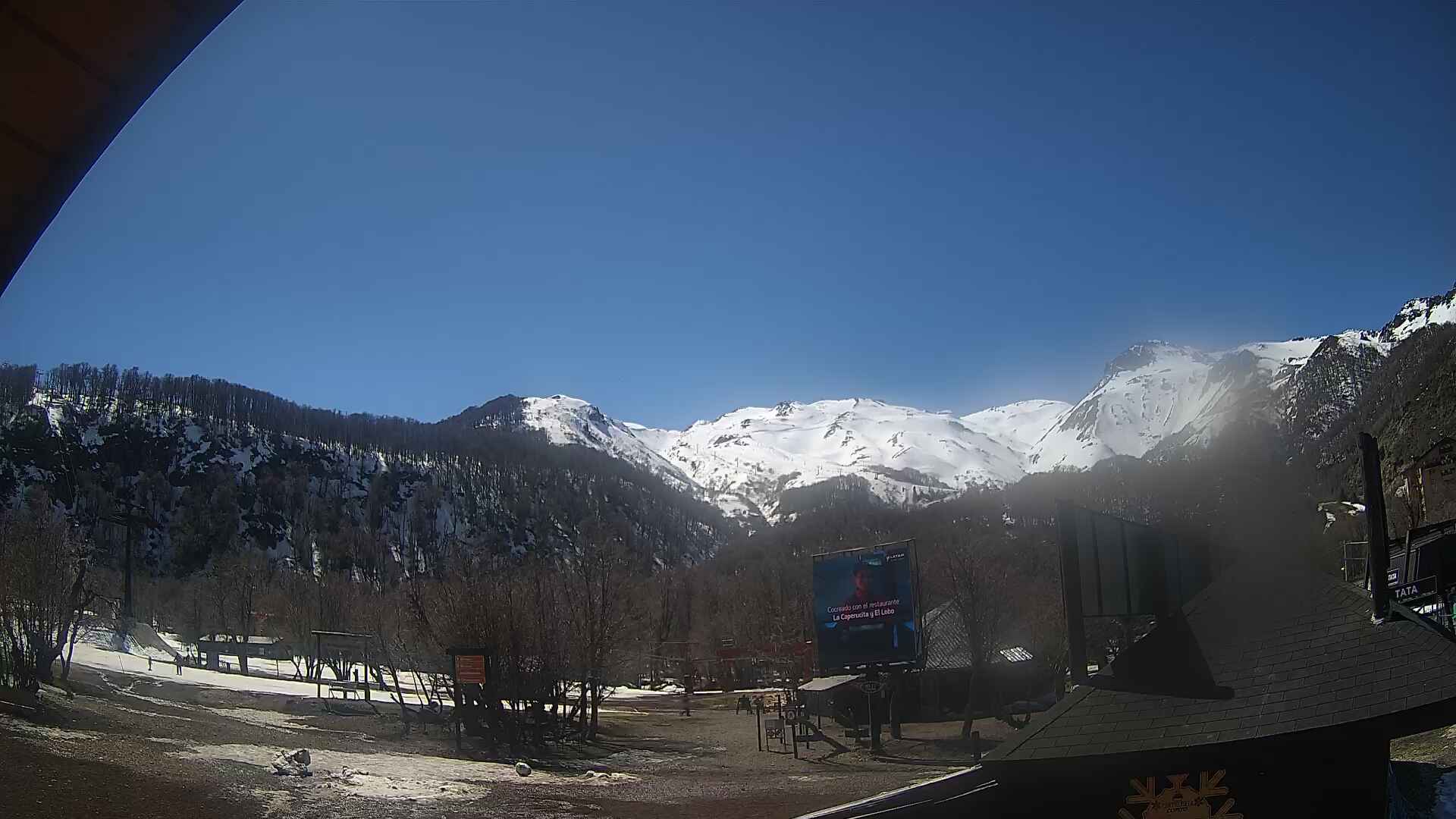 Nevados de Chillán Plaza Tata snow cam captured at 15 September 2026 at 1:17 pm GMT-3