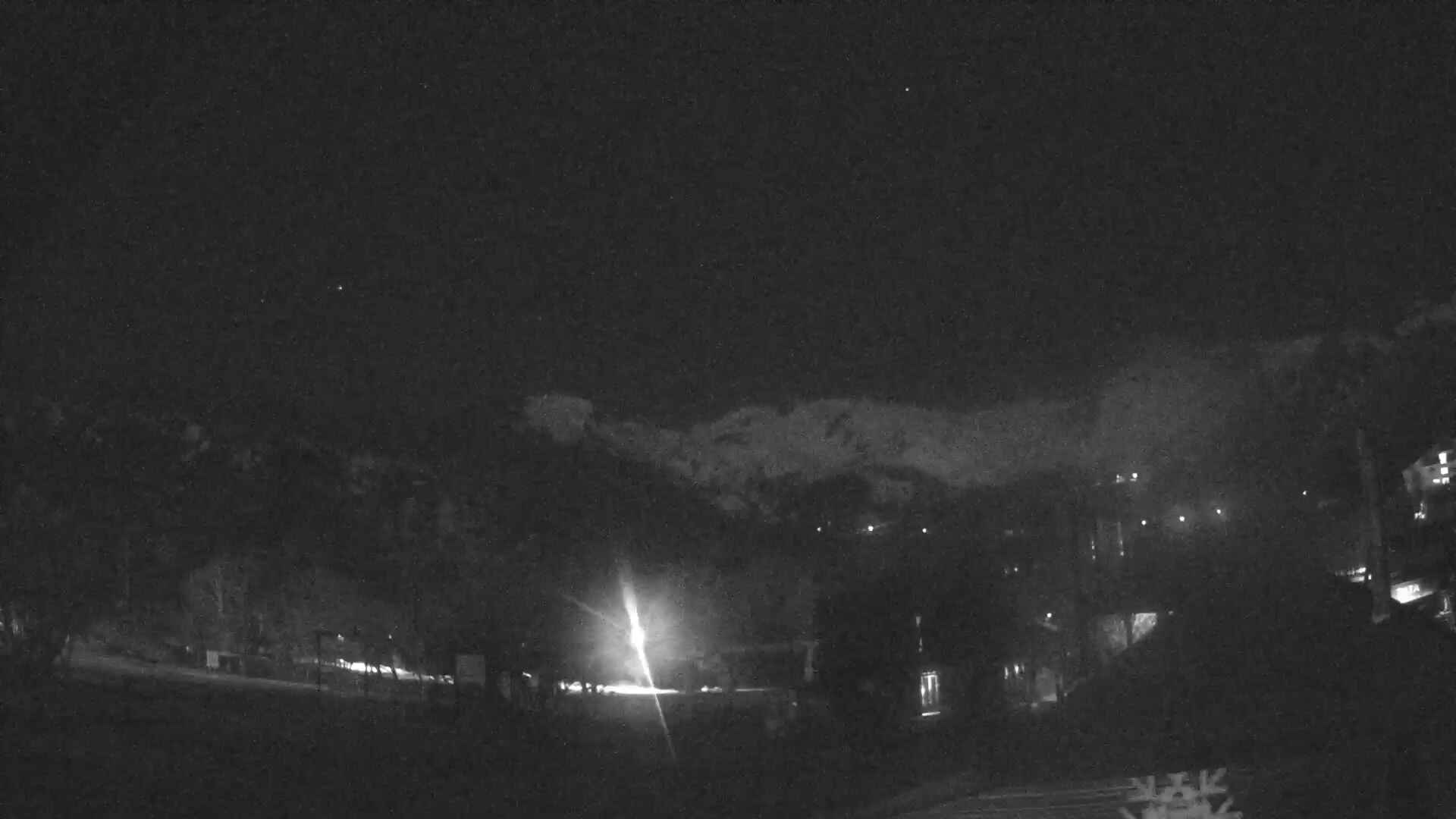 Nevados de Chillán Plaza Tata snow cam captured at 18 September 2026 at 11:50 pm GMT-3