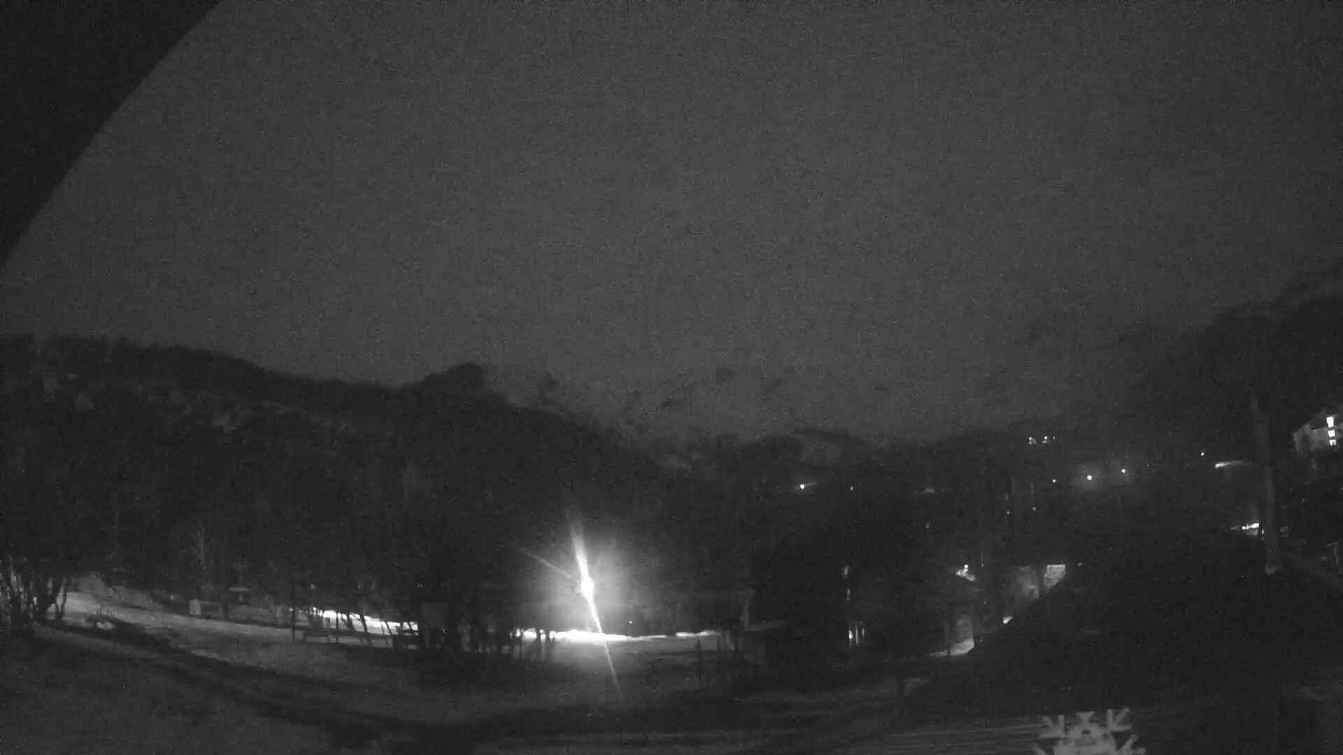 Nevados de Chillán Plaza Tata snow cam captured at 22 September 2026 at 11:59 pm GMT-3