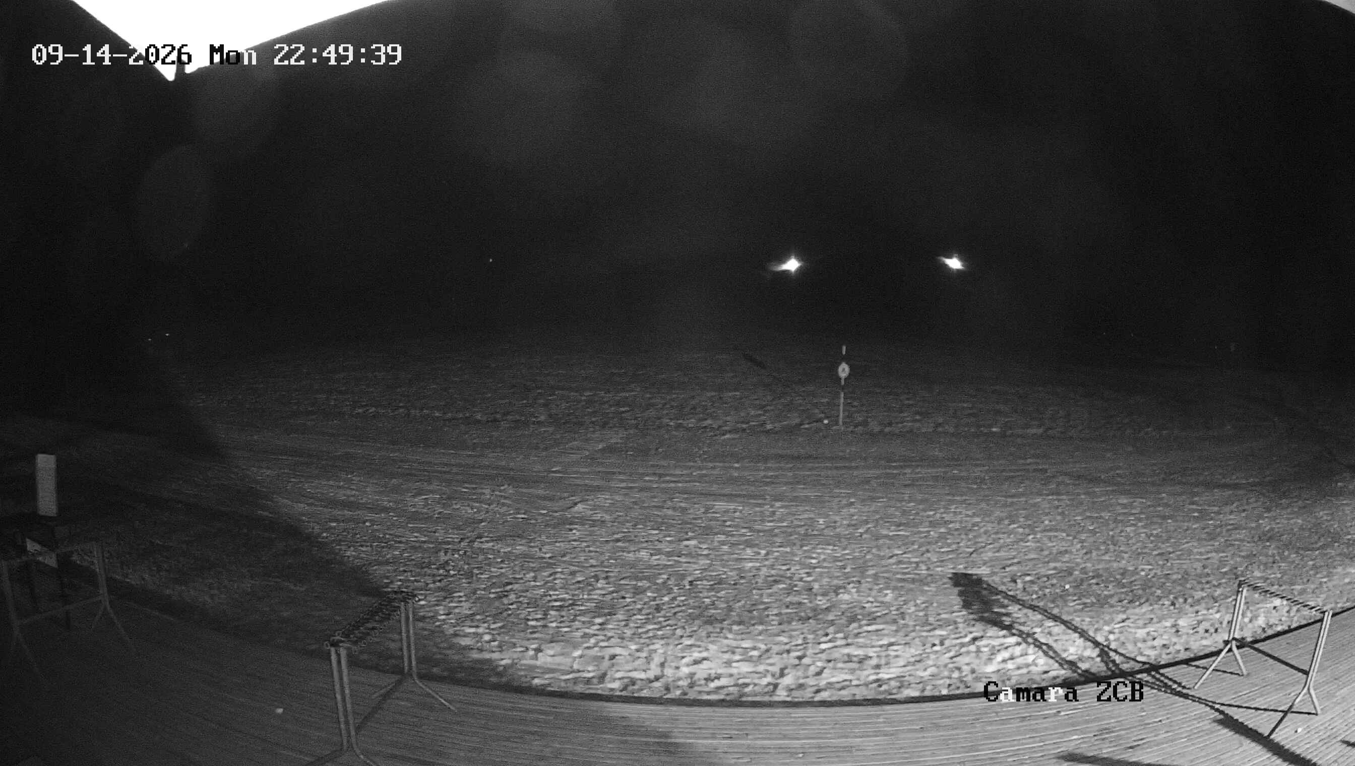 Corralco Ski Centre Base snow cam captured at 14 September 2026 at 11:50 pm GMT-3