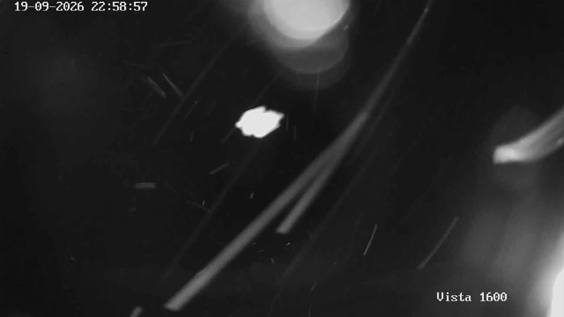 Corralco View at 1600 m snow cam captured at 19 September 2026 at 11:59 pm GMT-3