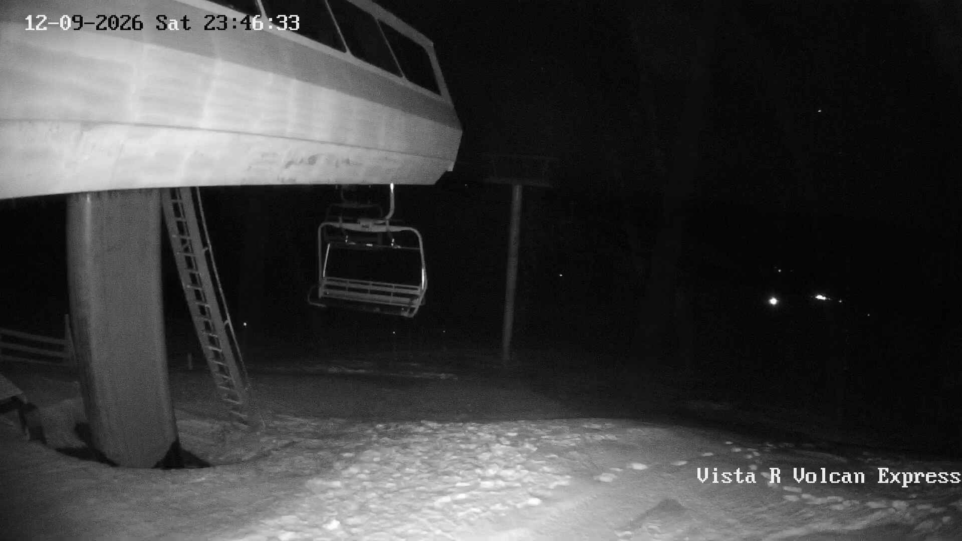 Corralco Cornisa snow cam captured at 12 September 2026 at 11:50 pm GMT-3