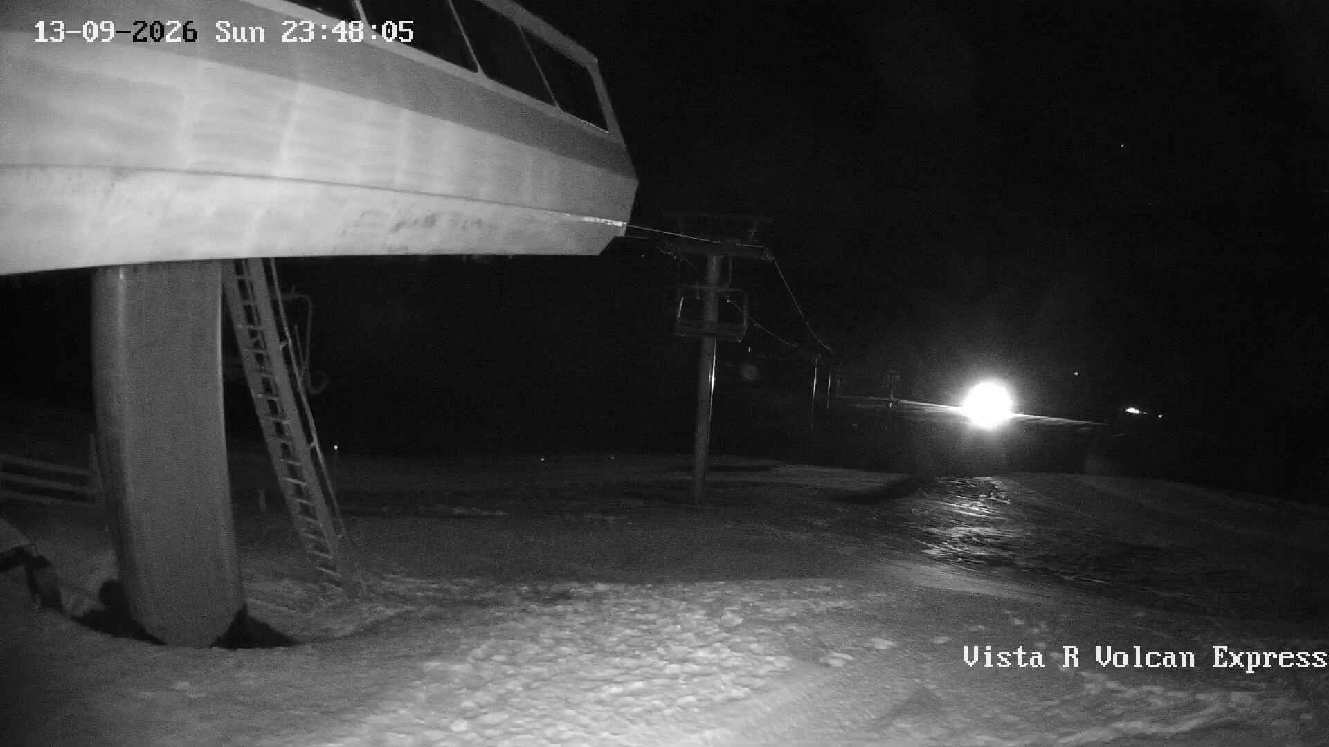 Corralco Cornisa snow cam captured at 13 September 2026 at 11:51 pm GMT-3