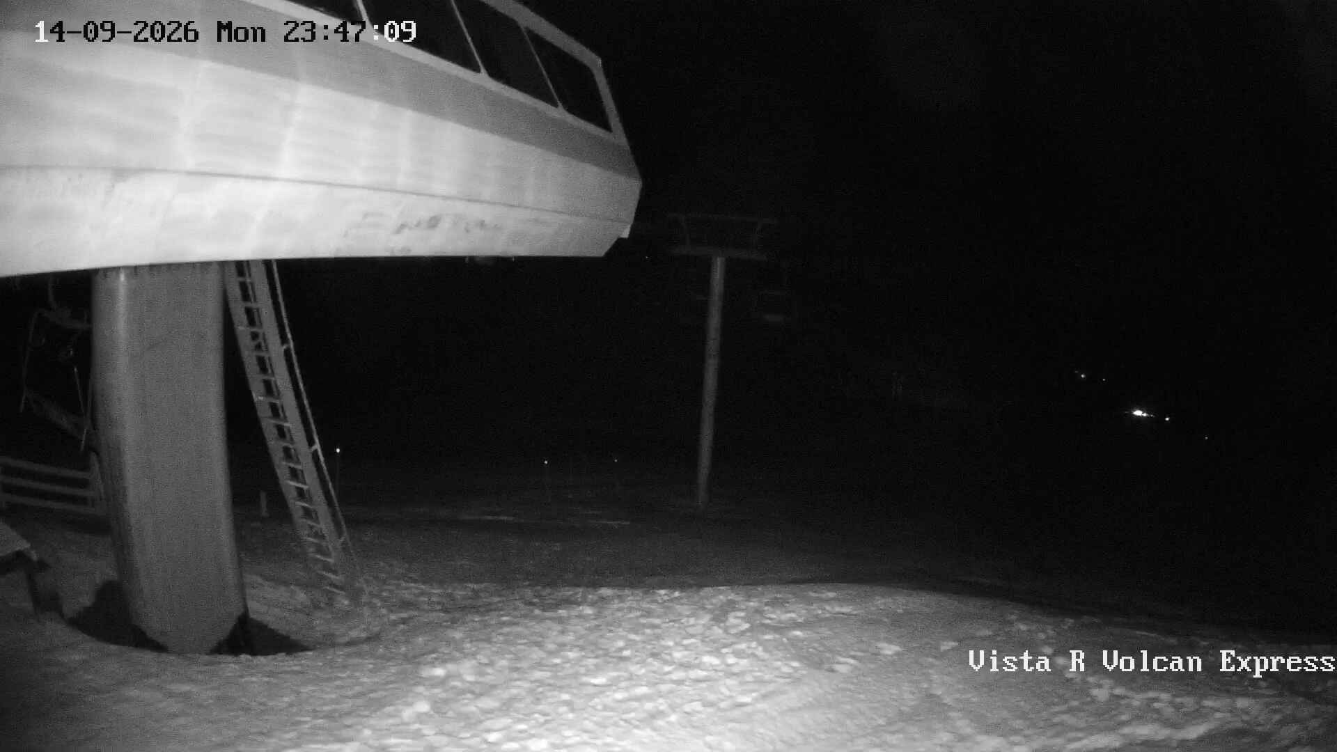 Corralco Cornisa snow cam captured at 14 September 2026 at 11:50 pm GMT-3