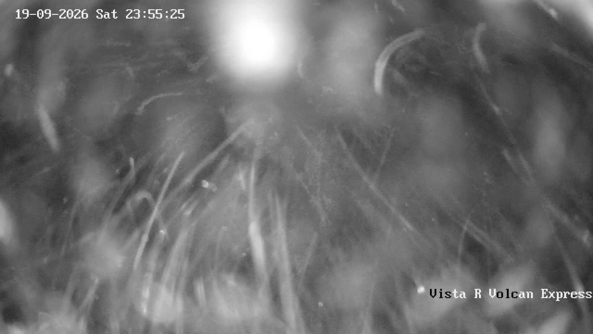 Corralco Cornisa snow cam captured at 19 September 2026 at 11:59 pm GMT-3