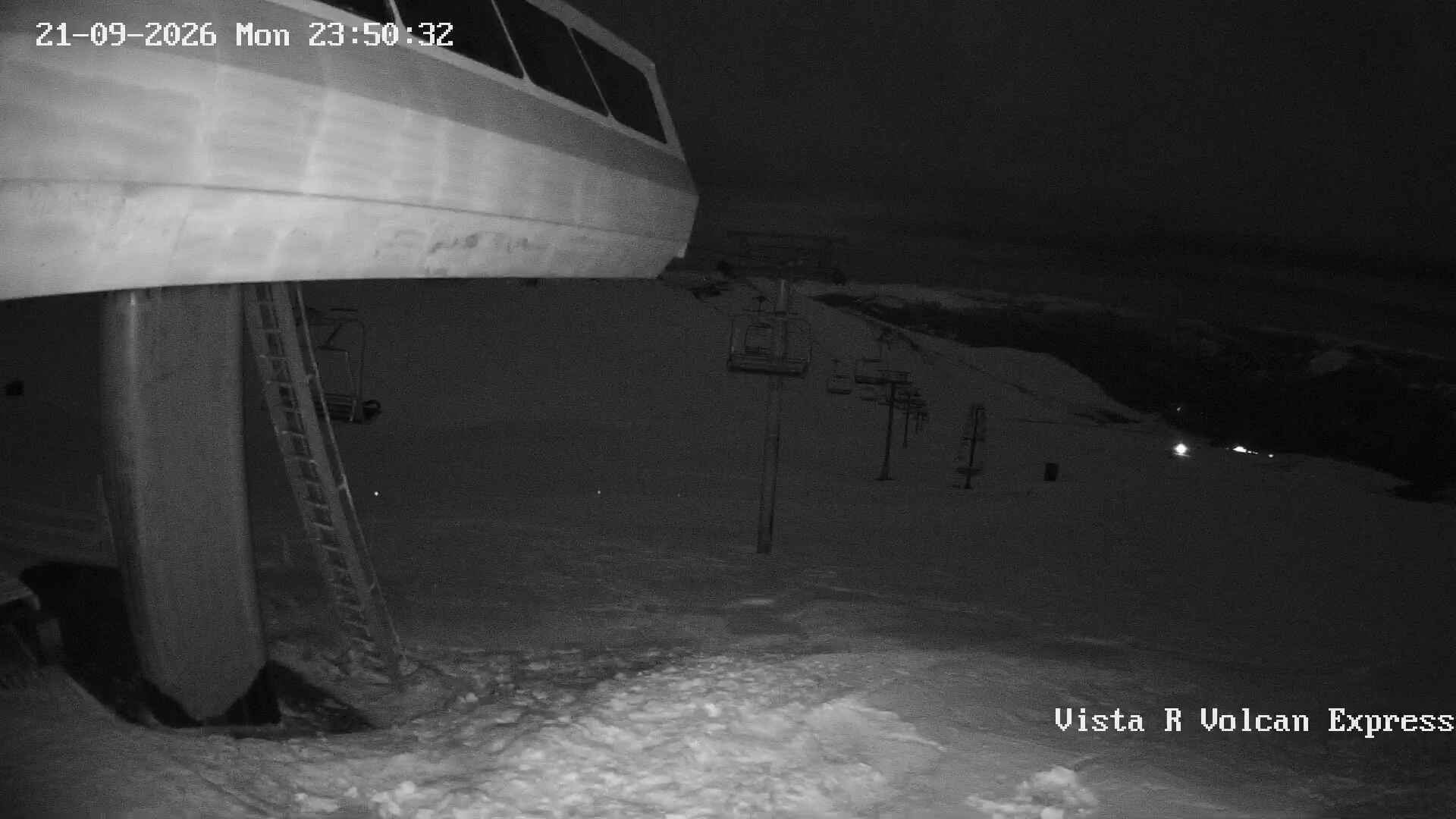 Corralco Cornisa snow cam captured at 21 September 2026 at 11:50 pm GMT-3