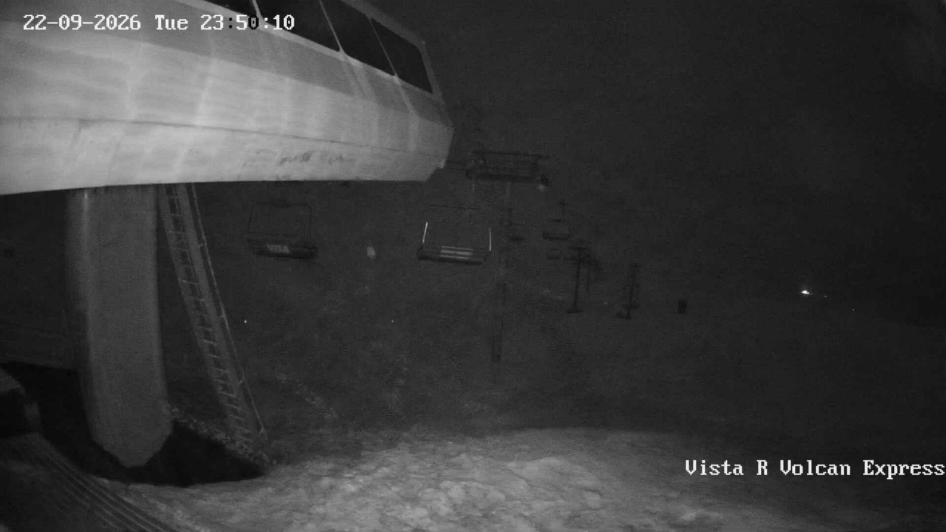 Corralco Cornisa snow cam captured at 22 September 2026 at 11:51 pm GMT-3