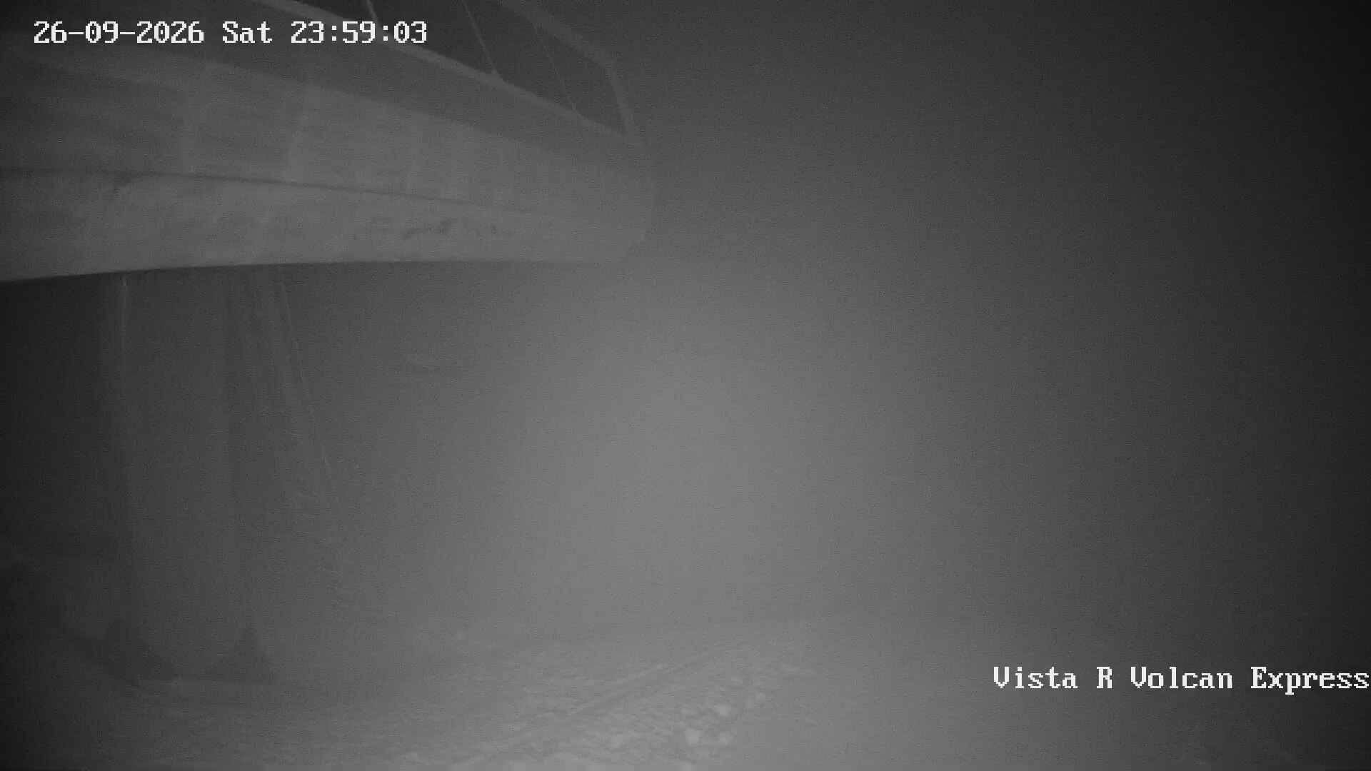 Corralco Cornisa snow cam captured at 26 September 2026 at 11:59 pm GMT-3