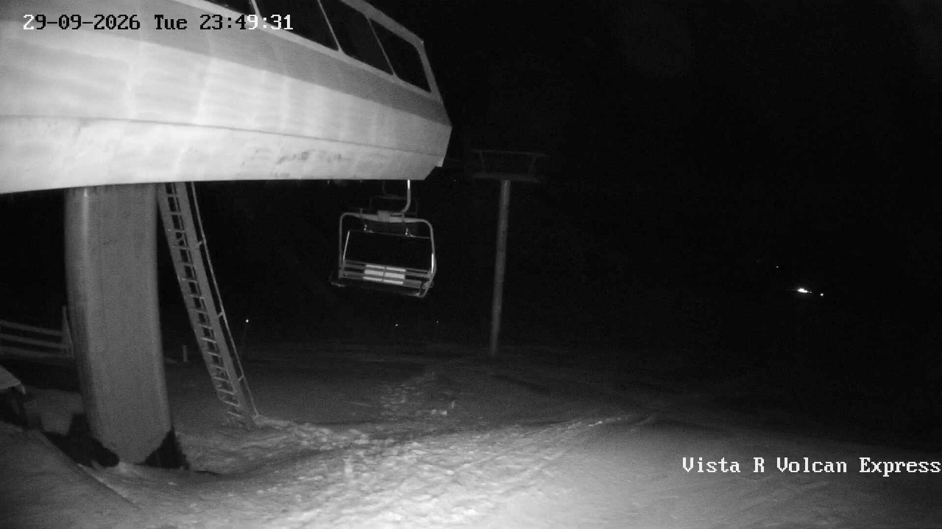 Corralco Cornisa snow cam captured at 29 September 2026 at 11:49 pm GMT-3
