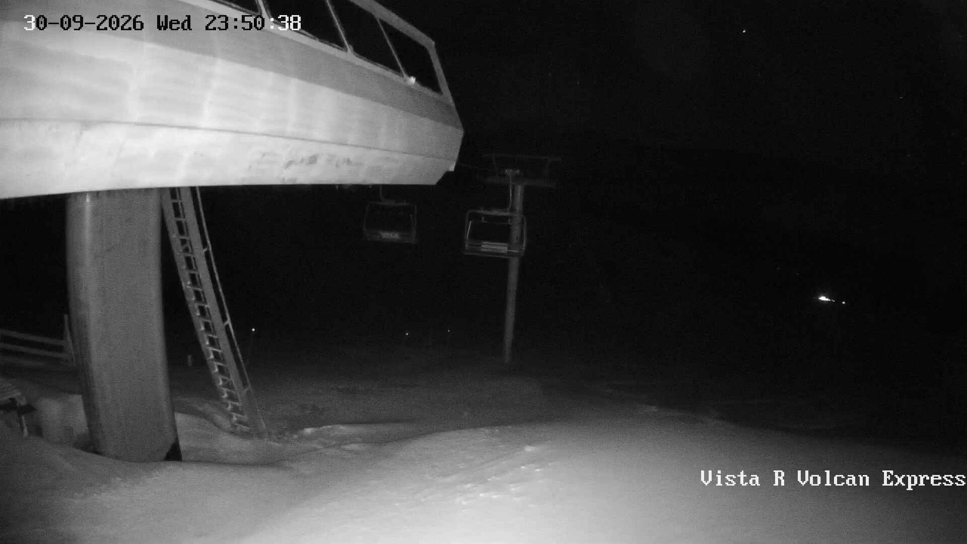 Corralco Cornisa snow cam captured at 30 September 2026 at 11:50 pm GMT-3