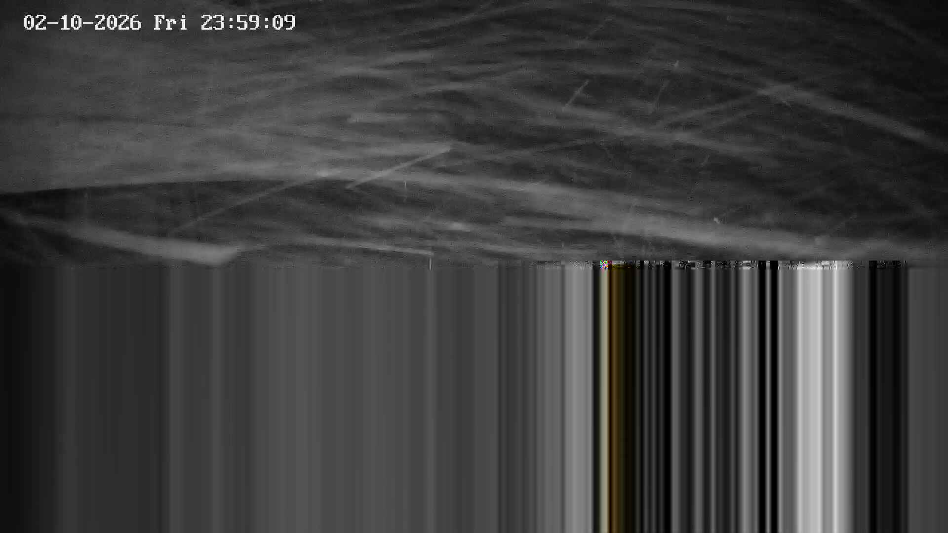 Corralco Cornisa snow cam captured at 2 October 2026 at 11:59 pm GMT-3