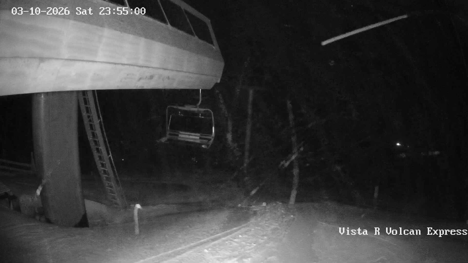 Corralco Cornisa snow cam captured at 3 October 2026 at 11:55 pm GMT-3