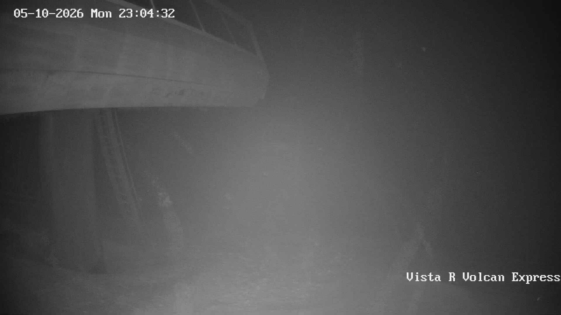 Corralco Cornisa snow cam captured at 5 October 2026 at 11:05 pm GMT-3