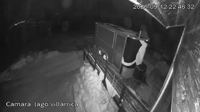 Pillán Pillán Lake Lookout snow cam captured at 12 September 2026 at 11:50 pm GMT-3