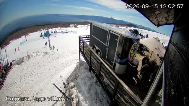 Pillán Pillán Lake Lookout snow cam captured at 15 September 2026 at 1:07 pm GMT-3