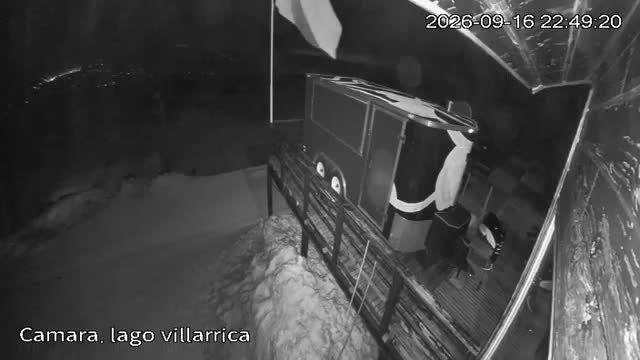 Pillán Pillán Lake Lookout snow cam captured at 16 September 2026 at 11:49 pm GMT-3