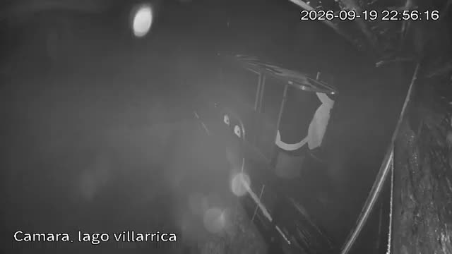 Pillán Pillán Lake Lookout snow cam captured at 19 September 2026 at 11:56 pm GMT-3