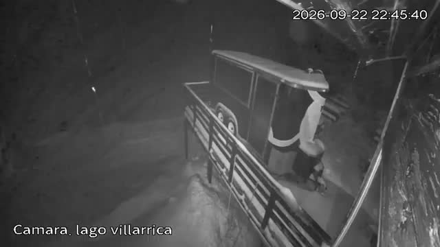 Pillán Pillán Lake Lookout snow cam captured at 22 September 2026 at 11:50 pm GMT-3
