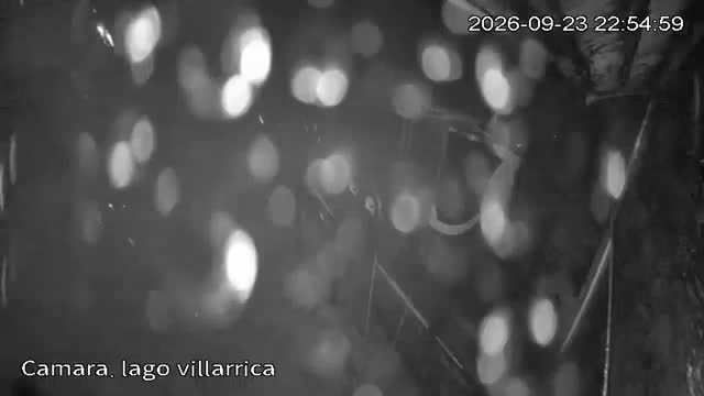 Pillán Pillán Lake Lookout snow cam captured at 23 September 2026 at 11:55 pm GMT-3