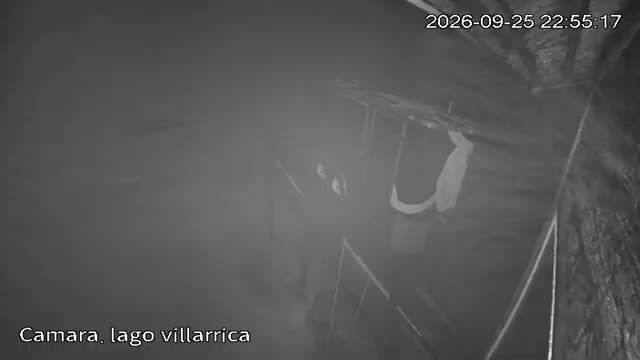 Pillán Pillán Lake Lookout snow cam captured at 25 September 2026 at 11:55 pm GMT-3
