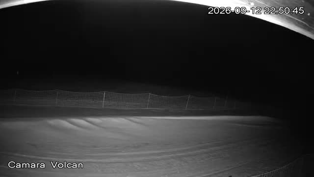 Pillán Pillán Volcano Lookout snow cam captured at 12 September 2026 at 11:50 pm GMT-3
