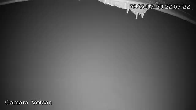 Pillán Pillán Volcano Lookout snow cam captured at 20 September 2026 at 11:57 pm GMT-3