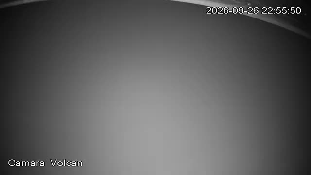 Pillán Pillán Volcano Lookout snow cam captured at 26 September 2026 at 11:55 pm GMT-3
