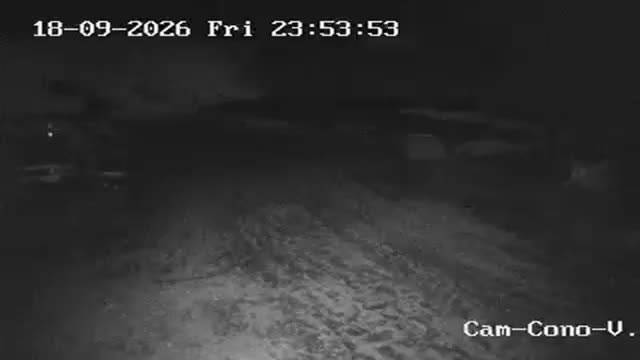 Volcán Osorno Volcano Cone snow cam captured at 18 September 2026 at 11:54 pm GMT-3