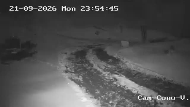 Volcán Osorno Volcano Cone snow cam captured at 21 September 2026 at 11:54 pm GMT-3