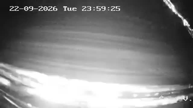 Volcán Osorno Volcano Cone snow cam captured at 22 September 2026 at 11:59 pm GMT-3