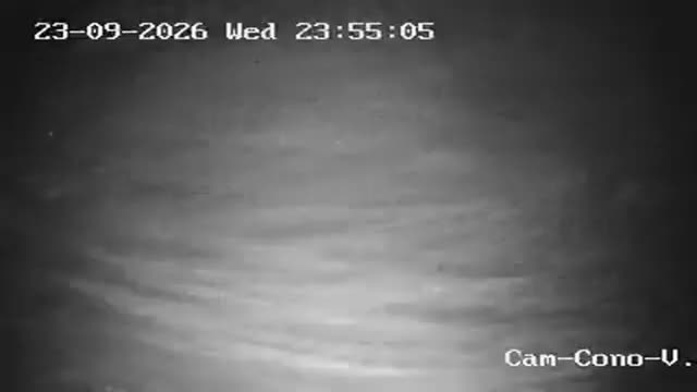 Volcán Osorno Volcano Cone snow cam captured at 23 September 2026 at 11:55 pm GMT-3