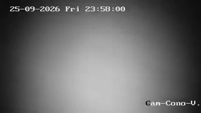 Volcán Osorno Volcano Cone snow cam captured at 25 September 2026 at 11:58 pm GMT-3