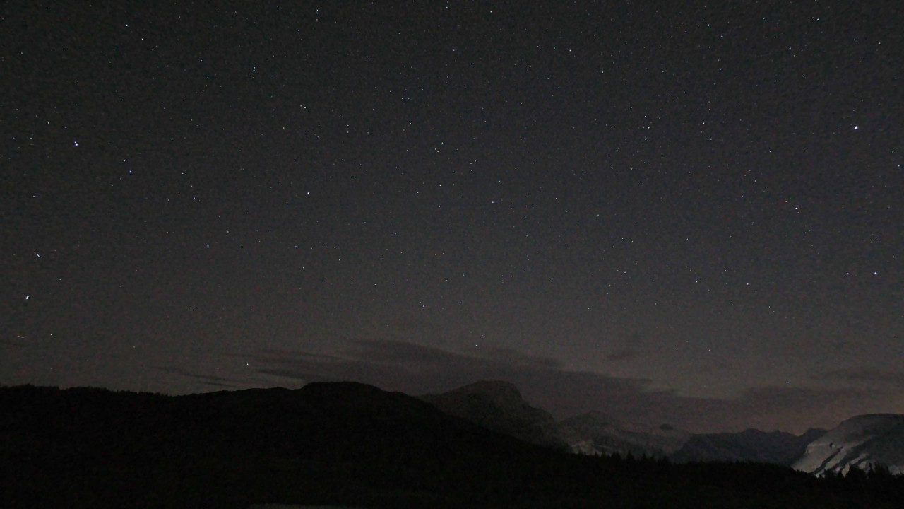 Banff Sunshine Aurora snow cam captured at 19 September 2026 at 11:55 pm GMT-6