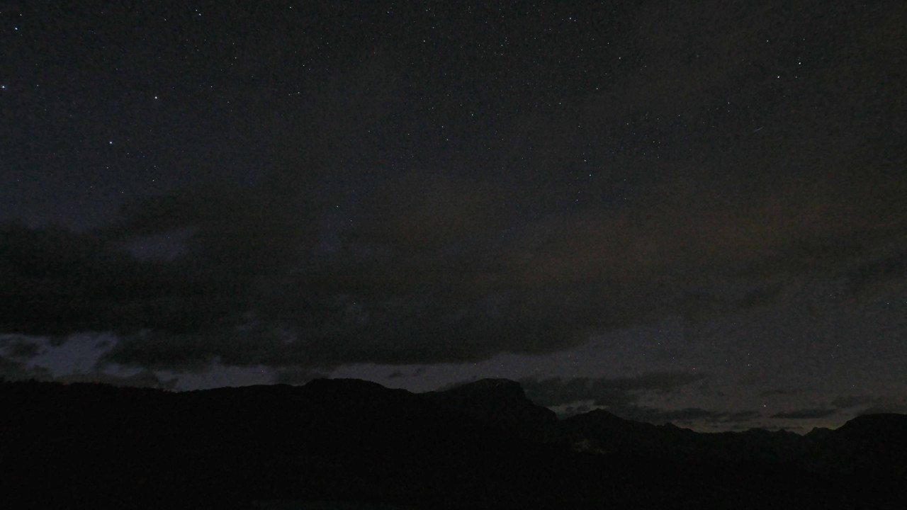 Banff Sunshine Aurora snow cam captured at 5 October 2026 at 8:42 pm GMT-6
