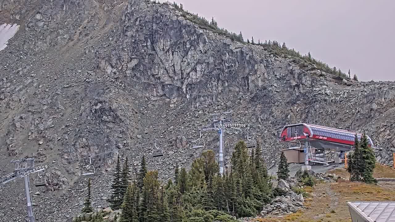Whistler Blackcomb Rendezvous Lodge - Blackcomb Mountain snow cam captured at 15 September 2026 at 9:12 am GMT-7