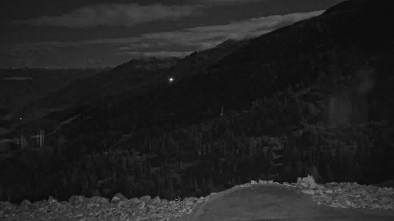 Whistler Blackcomb Rendezvous Lodge - Blackcomb Mountain snow cam captured at 29 September 2026 at 11:45 pm GMT-7