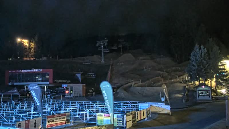 Whistler Blackcomb Whistler Village - Fitzsimmons snow cam captured at 14 September 2026 at 11:51 pm GMT-7