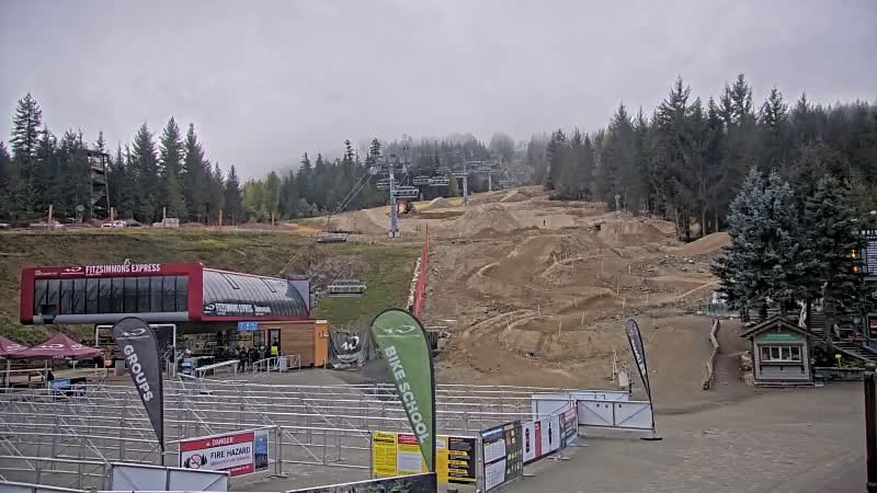 Whistler Blackcomb Whistler Village - Fitzsimmons snow cam captured at 15 September 2026 at 9:12 am GMT-7