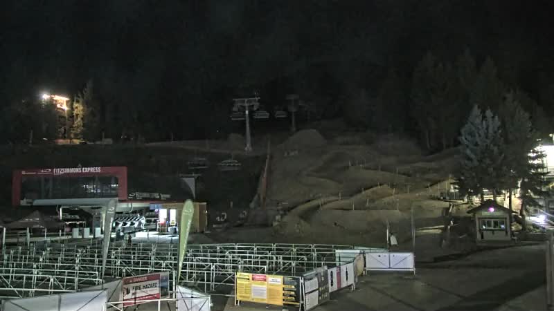 Whistler Blackcomb Whistler Village - Fitzsimmons snow cam captured at 18 September 2026 at 11:56 pm GMT-7