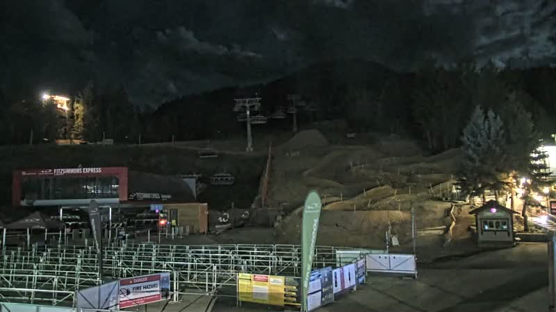 Whistler Blackcomb Whistler Village - Fitzsimmons snow cam captured at 21 September 2026 at 11:57 pm GMT-7
