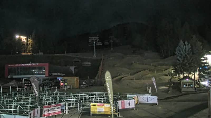 Whistler Blackcomb Whistler Village - Fitzsimmons snow cam captured at 22 September 2026 at 11:51 pm GMT-7