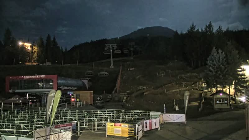 Whistler Blackcomb Whistler Village - Fitzsimmons snow cam captured at 23 September 2026 at 11:53 pm GMT-7