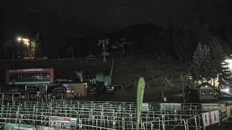 Whistler Blackcomb Whistler Village - Fitzsimmons snow cam captured at 1 October 2026 at 11:50 pm GMT-7