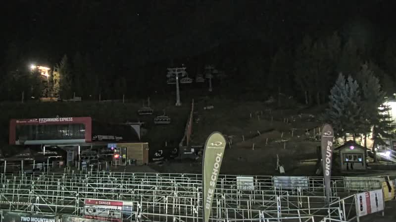 Whistler Blackcomb Whistler Village - Fitzsimmons snow cam captured at 3 October 2026 at 11:56 pm GMT-7